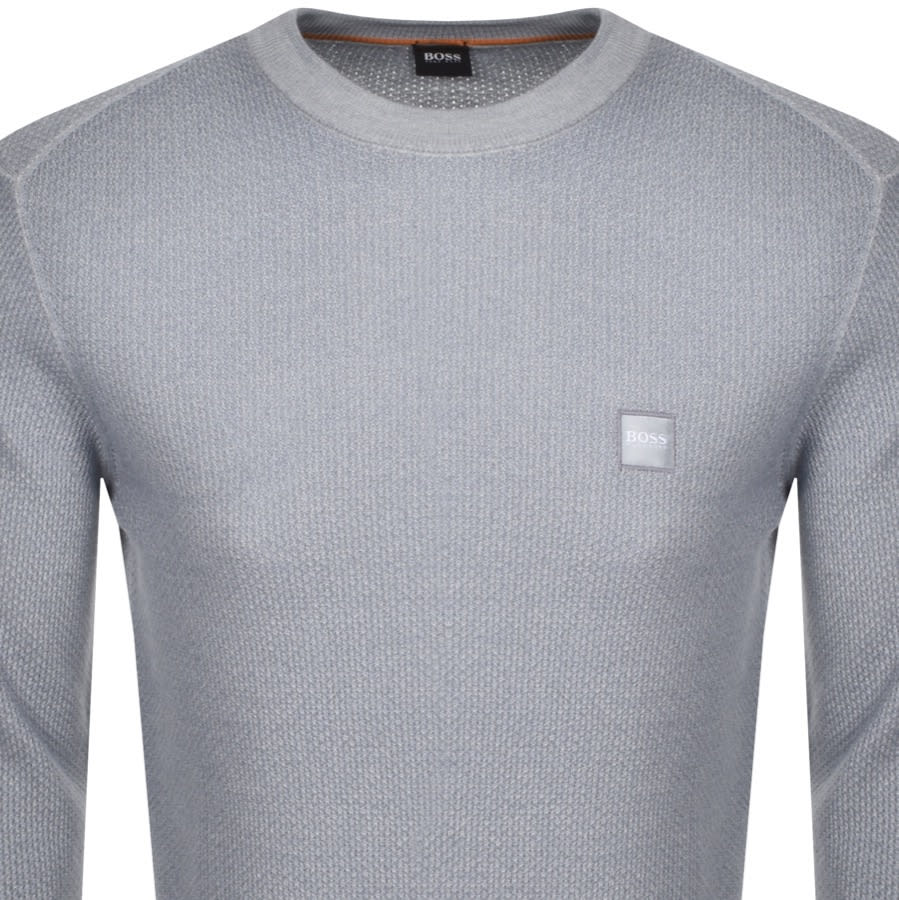 Alternative Image for ProductBOSS Kustorio Knitted Jumper in Grey2